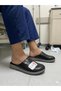 Black Gray Sole Orthopedic Men's Hospital Factory Workplace Sabo Slippers