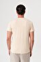 Beige Short Sleeve T-Shirt - 3