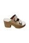Women's Thick Sole Thick Heeled Double Strap Summer Slippers