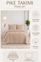 Cream Double Bohemian Pique Set Seasonal 240X250 Bedspread Set Lissia - 4