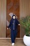 Double Suit with Zipper and Belt Detail - 2