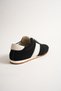 Men's Suede Retro Stripe Stitching Detailed Sneaker Lightweight Thin Sole Casual Sports Shoes - 4