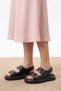 Marco Black Leather Women's Sandals - 2