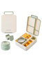 Insulated Lunch Bag w/ Jumbo Bento Lunch Box – Ivory - 3