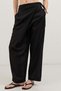 Black Double-Breasted Pareo Women's Trousers