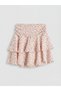 Patterned Ruffled Mini Skort - 5