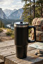 Black Aç-Kapa Straw - 900 ml Premium Thermos - Stainless Steel Thermos - 4