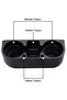 Car Seat Cup Holder Organizer |   Multi-Purpose Phone and Item Organizer for the Car - 6