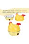 Hen-Shaped Yellow Egg Cooker, 7-Egg Capacity Electric Boiler, Fast & Compact for Hard, Soft, Medium Eggs - 5