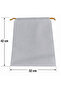 3 Pieces Gray Drawstring Shoe Storage Bag Travel Pouch Multi-Purpose Closet Drawer Suitcase Organizer - 3