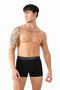 Classics Premium Cotton Lycra Men's Boxer Set of 3 Black Navy Blue Green - 4