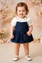 Baby Girl Birthday Party Wedding Dress Short Sleeve Sleeveless Cherry Romper - 5