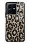 Vivo Y35 Brown Leopard Design Glossy Phone Case