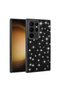 حافظة متوافقة مع هاتف Galaxy S24 Ultra بتصميم ماسي لامع من نوع Diamond NVTH - رمادي - 3