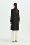 Plus Size Stylish Tunic with Sleeve Detail - Black - 4
