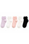 Girl's 5 Pairs Summer Tulle Booties Socks Set 🧦 🎀 🌸