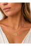 316L Steel Chain Gold Color Colorful Zircon Stone Heart Necklace - 2