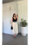 Cordon Side Draped Lace Blouse Black - 3