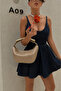 Ri̇ley Hasir Gold, Gold Women's Hand and Shoulder Bag - 3