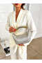 Ri̇ley Wicker Silver Women's Hand and Shoulder Bag