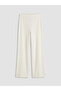 Ecru Women's Elastic Waist Trousers - 5