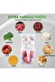 Volwco 3 Pcs 4.7L Large Plastic Refrigerator Stackable Food Storage Containers with Lids - 6