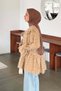Tassel Detailed Tied Tunic in Mink Color - 2