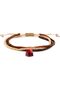 Nar Night Women's Bracelet, 18K Gold, Beaded Bracelet, with Czech Beads, Handmade Adjustable Jewelry