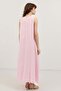 Pink Draped Halter Neck Midi Dress - 4
