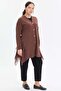 Buttoned Chiffon Detailed Comfortable Fit Women's Cardigan - 3