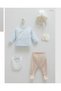 Caramell 100% Natural Cotton Soft Interlock Fabric 10 Piece Baby Boy Hospital Discharge Set