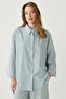 Dayjamas Striped Shirt Pants Set Green - 2