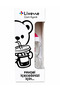 Teddy Bear Glass Cup for Cold Drinks, Frozen, Detox Cup 500 ml Blue with Details and Straw - 8