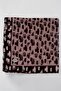 Women's Burgundy Powder Brush Patterned Flared Twill Scarf - 2