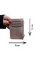 Women's Silvery Sparkling Vertical Zipper Card Holder - 4