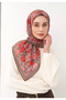 Organic Cotton Viscose Scarf Special Design Floral Pattern Lightweight Stylish