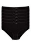 Bambu Bato Women's High Waist Panties Black 6-Pack