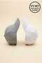 Gray - White Premium Quality Set of 2 Unisex Micro Fabric Hats - Adjustable Velcro Sports Cap Women's Men's Hat Couple Combination - 5