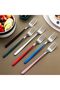 Reusable Utensils with Case, Stainless Steel Travel Cutlery Set - 8