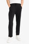 Regular Fit Basic Flat Waist Lace-Up Straight Leg Pocketed Black Men's Sweatpants D6762Ax/Bk81 - 4