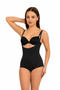 Seamless Laser Cut Underbust Firming and Tightening Body Corset with Snap Fasteners 8005