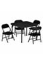 Folding Table and Chairs Set for Children (5 Pieces), Includes 1 Table and 4 Folding Chairs, Activity Set, Suitable for Children's Room, Nursery or Classroom. - 4