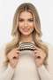 Stylish Acrylic Claw Hair Clip in Black and Beige Color Combination - 4