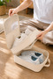 Handheld Mesh Zippered Travel Shoe and Slipper Bag, Suitcase Top Organizer - 5