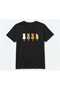 Women's Men's Unisex 4 Cute Cats Printed Crew Neck T-Shirt