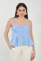 Women's Rope Strap Shirt - Baby Blue - 4