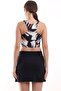 Women's Shorts Skirted Badi Bikini Set (Badi Underwear Part Sewn, Chest Pad Available) - 3