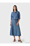 Nevavm High Waist A-Line Jean Skirt with a Difference