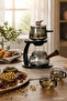 Teaflow Automatic Strainer Glass Herbal Tea Brewing Set with Wooden Handle Premium Tea Infuser - 5