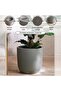 Bianca Polyresin Planter 43x43x43cm- Grey - 6